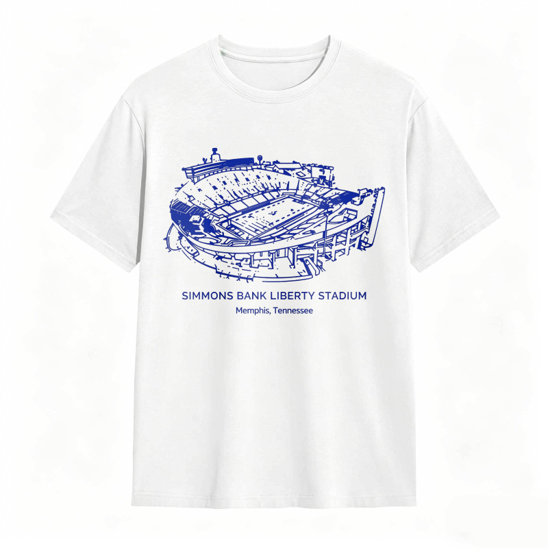 Simmons Bank Liberty Stadium Memphis Tennessee T-shirt