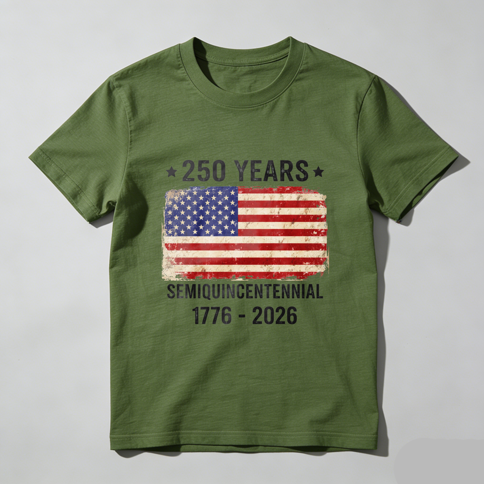 250 Years American Flag Semiquincentennial 1776 2026 Independence Day Celebration T-Shirt