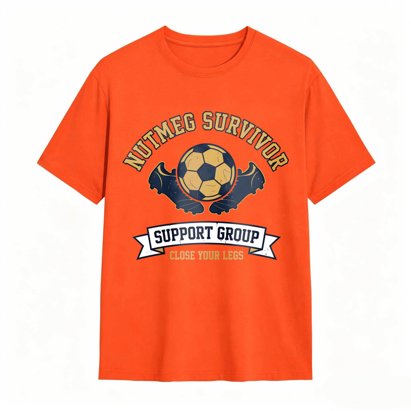 Nutmeg Survivor Support Group Soccer Ball Design Unisex Classic T-shirt