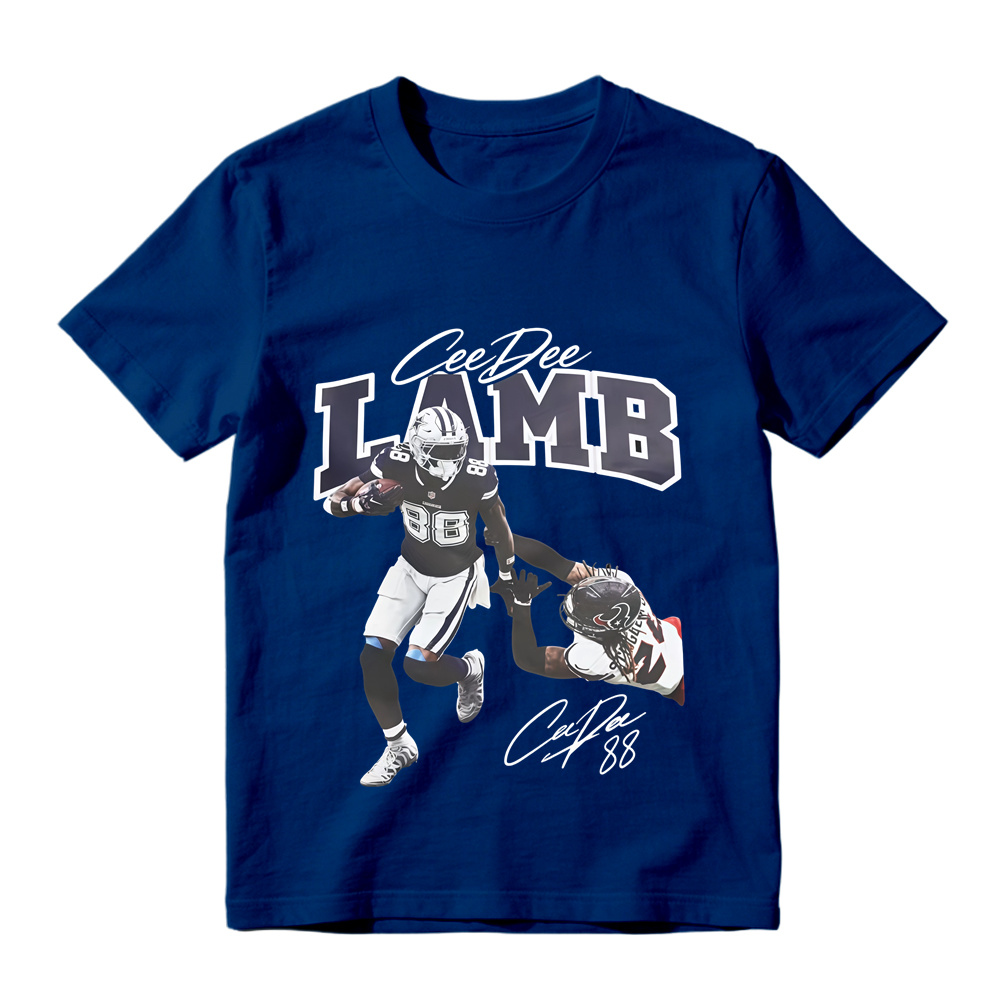 Ceedee Lamb Shirt, Vintage Sport Tee, Retro American Football Bootleg Gift