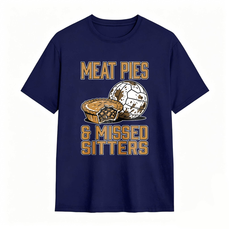 Meat Pies And Missed Sitters Football Theme Unisex Classic T-shirt