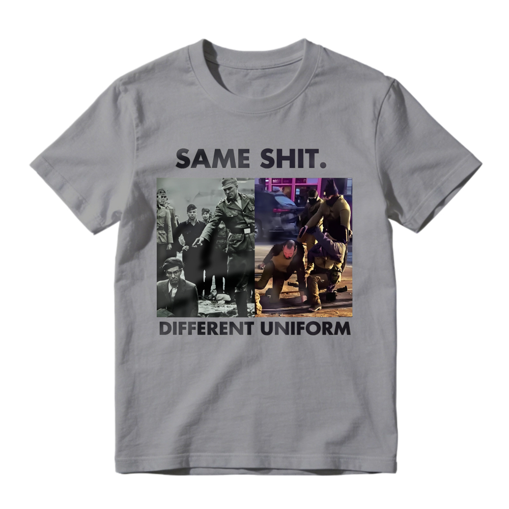 Same Shit Different Uniform Historical And Modern Soldiers Comparison Graphic Unisex Classic T-shirt