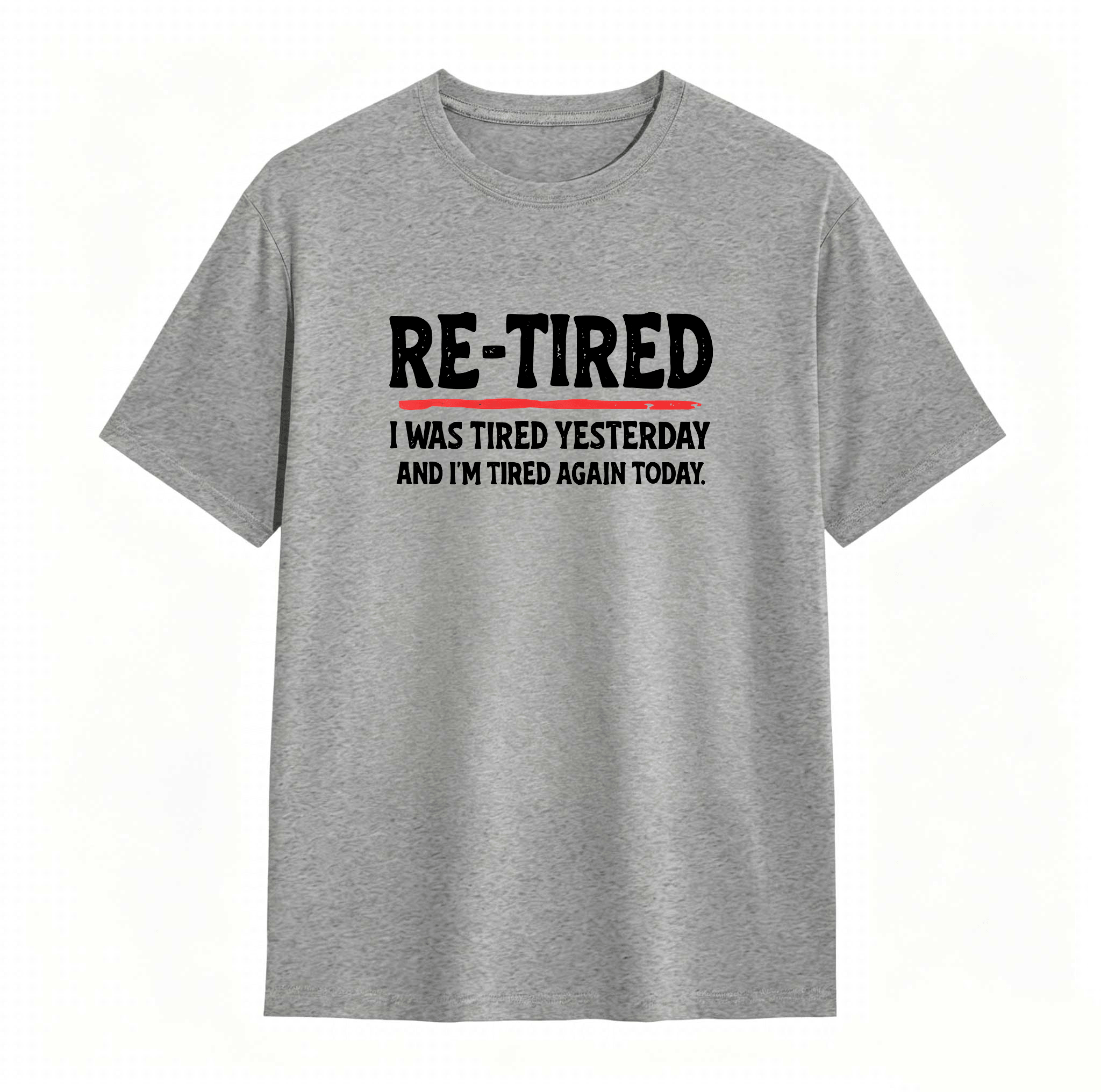 Dorawear™ Sarcastic Quote T-Shirt for Teens – 100% Cotton Re-Tired Lazy Retired Design Womenswear Womenswear Smooth Smooth Smooth Seamless Unisex Seamless Unisex