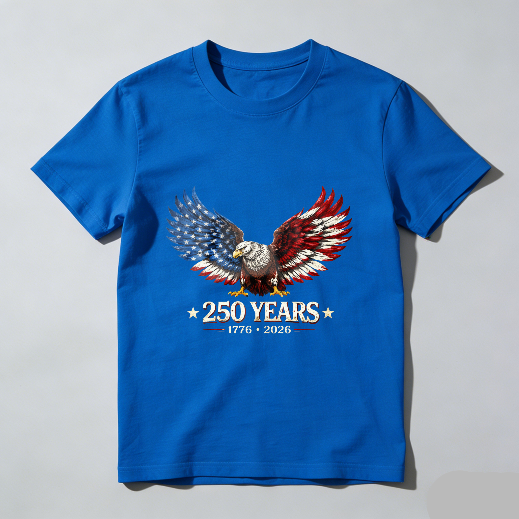 American Eagle 250 Years Independence Day 1776 2026 Usa Flag Patriotic T Shirt