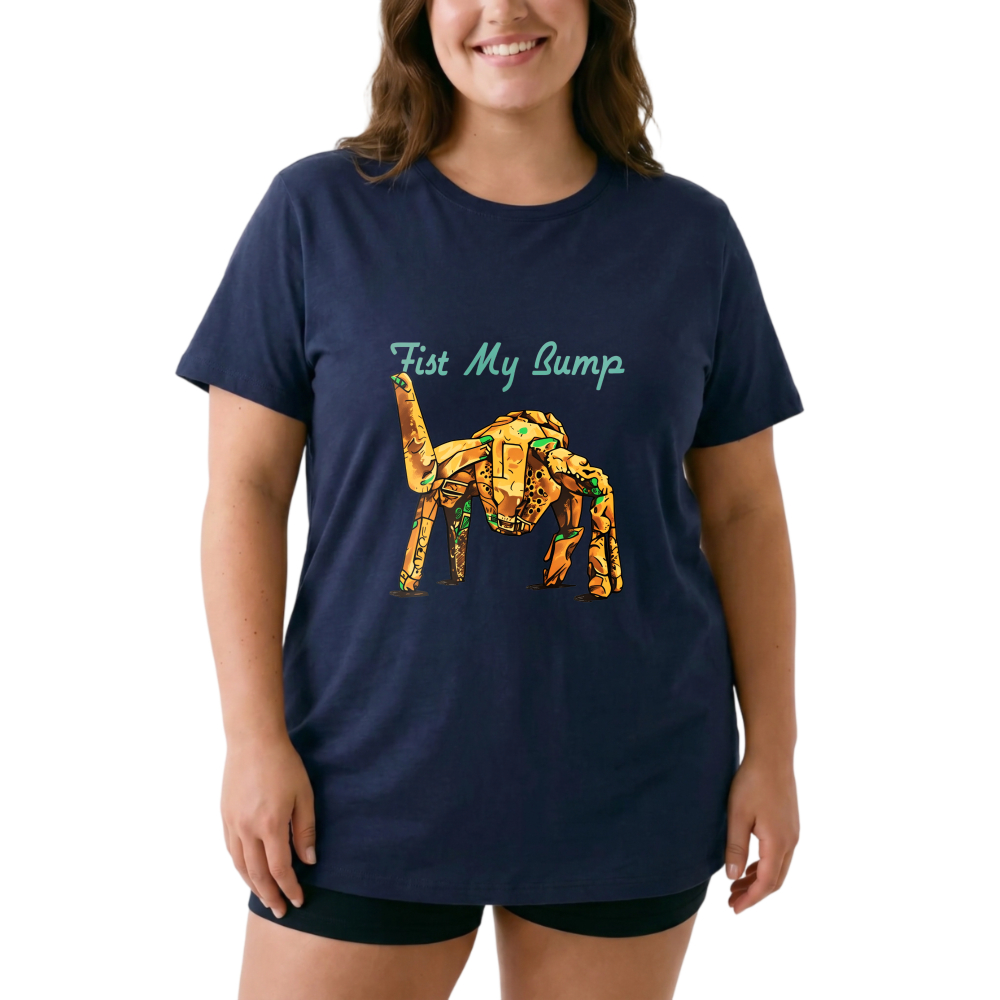 Fist My Lump Robot Design tshirt 100% cotton