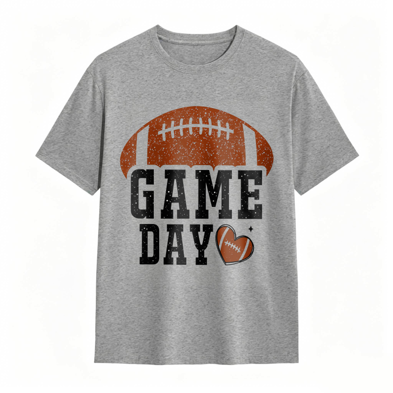 Football Game Day Heart Design Unisex Classic T-shirt