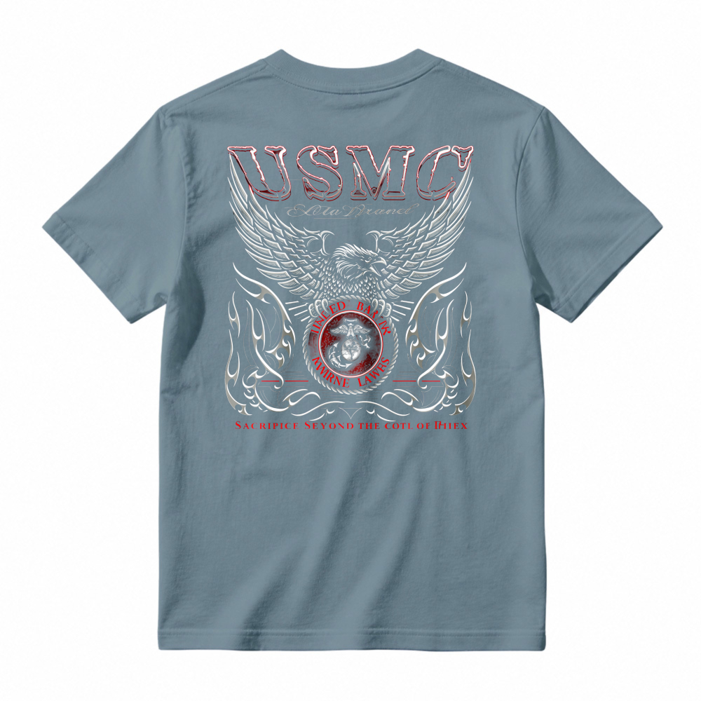 Usmc Eagle Globe And Anchor Wings Graphic T-shirt