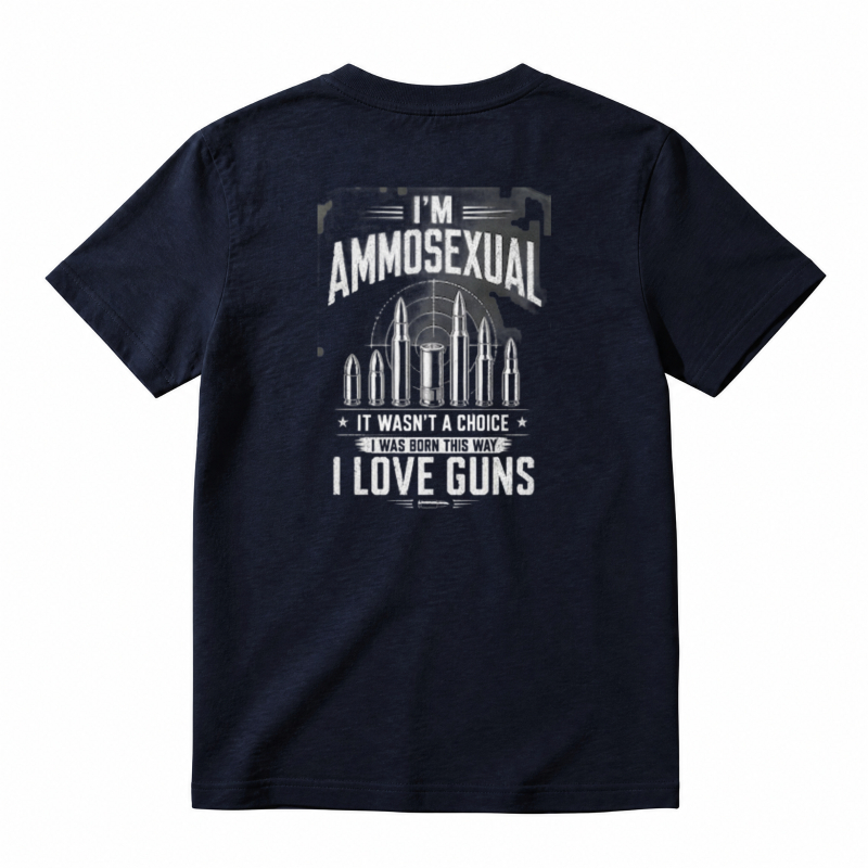 I Love Guns Ammosexual Bullet Graphic Unisex Classic T-shirt