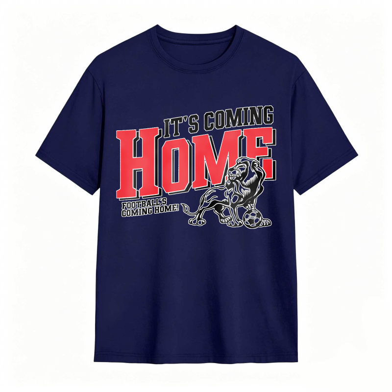 Its Coming Home Footballs Coming Home Lion And Soccer Ball Unisex Classic T-shirt