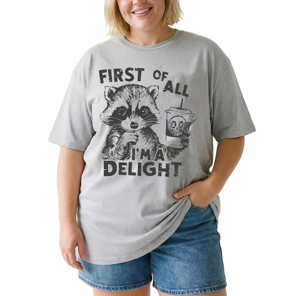 Vintage First Of All I Am Delight Tee