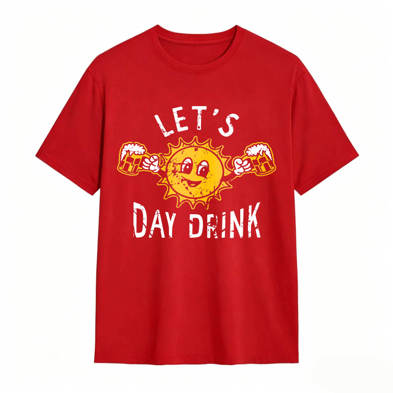 Sun With Beer Mugs Let's Day Drink Unisex Classic T-shirt