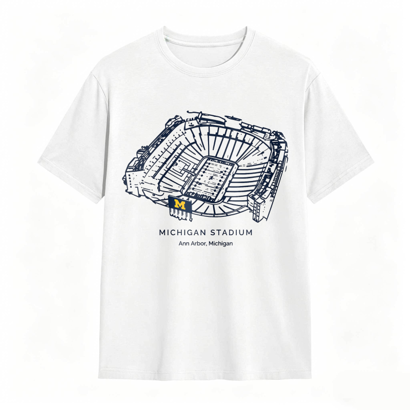 Michigan Stadium Ann Arbor Michigan T-shirt
