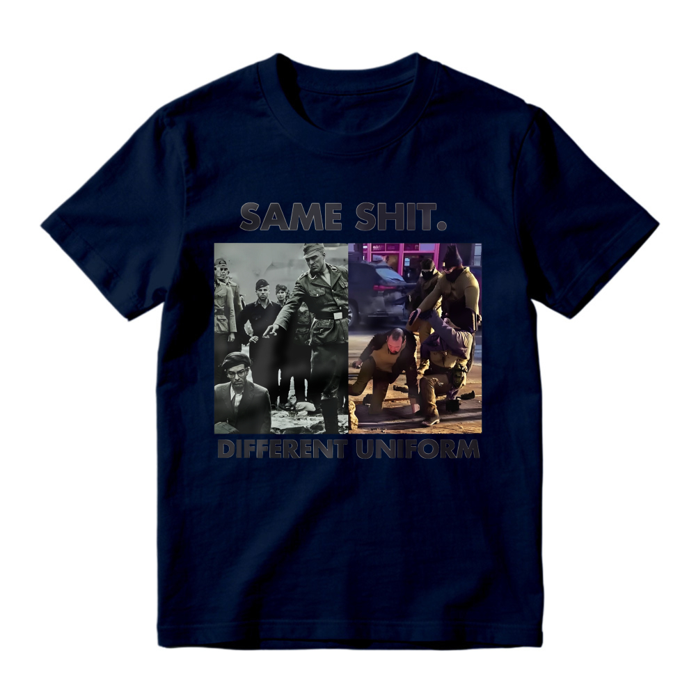 Same Shit Different Uniform Historical And Modern Soldiers Comparison Graphic Unisex Classic T-shirt