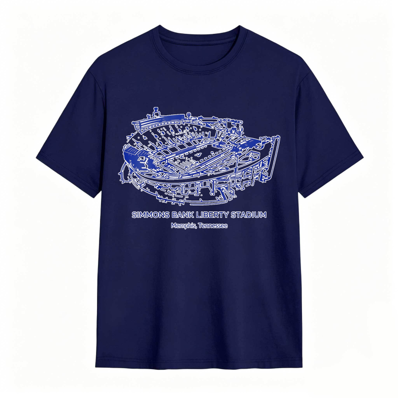 Simmons Bank Liberty Stadium Memphis Tennessee T-shirt