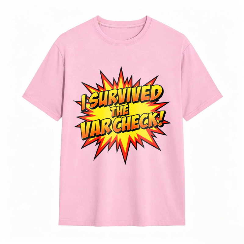 I Survived The Var Check Explosion Graphic Unisex Classic T-shirt