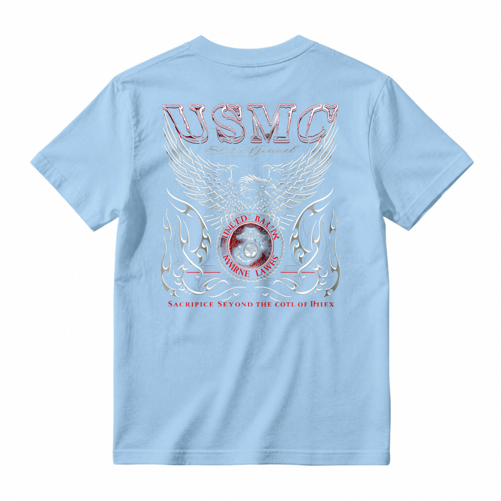 Usmc Eagle Globe And Anchor Wings Graphic T-shirt