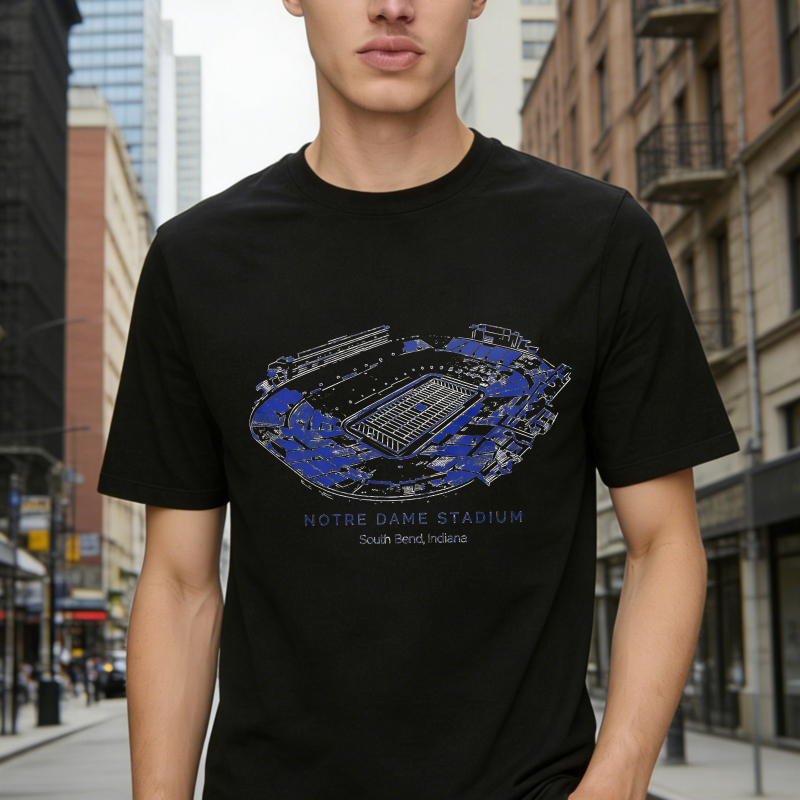 Notre Dame Stadium South Bend Indiana T-shirt