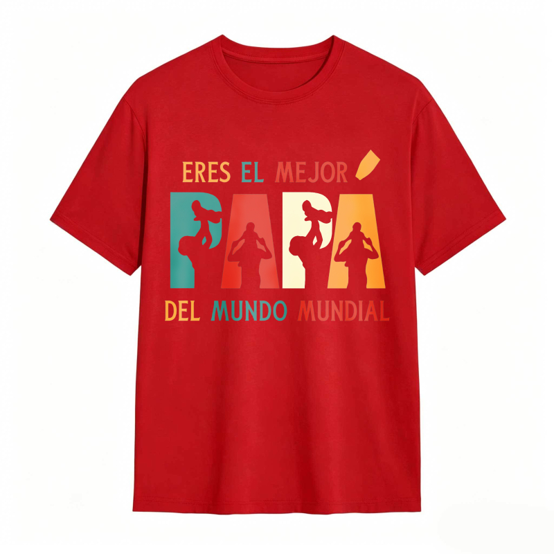 Best Dad In The World Silhouette Design Unisex Classic T-shirt