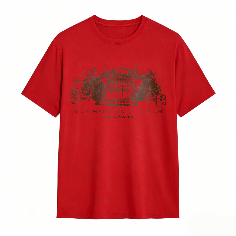 War Memorial Stadium Laramie Wyoming T-shirt