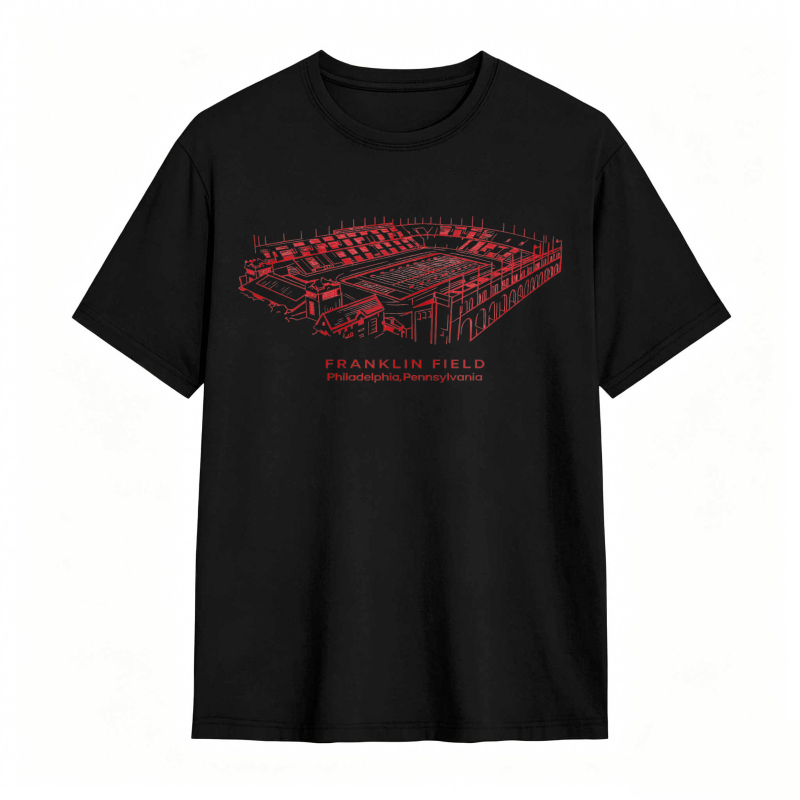 Franklin Field Stadium Philadelphia Pennsylvania T-shirt