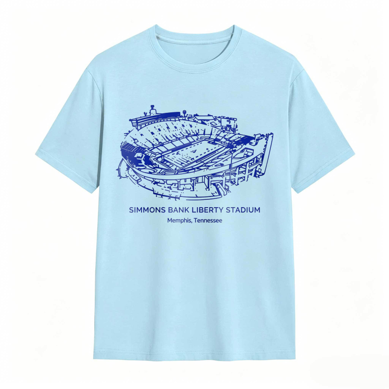 Simmons Bank Liberty Stadium Memphis Tennessee T-shirt