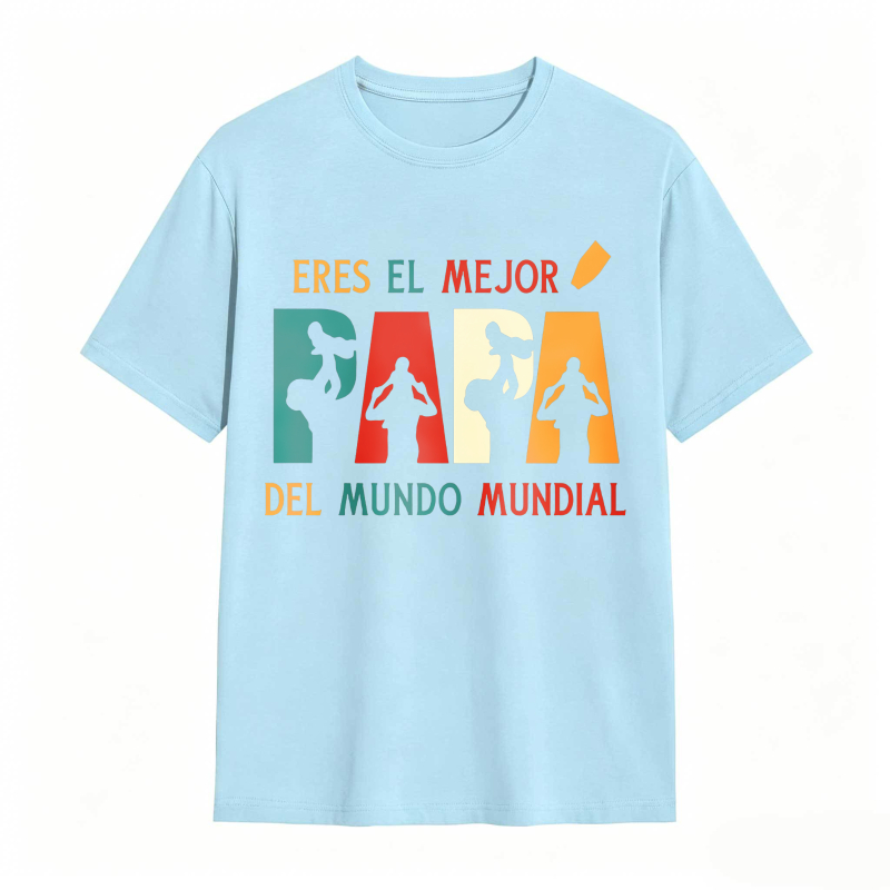 Best Dad In The World Silhouette Design Unisex Classic T-shirt