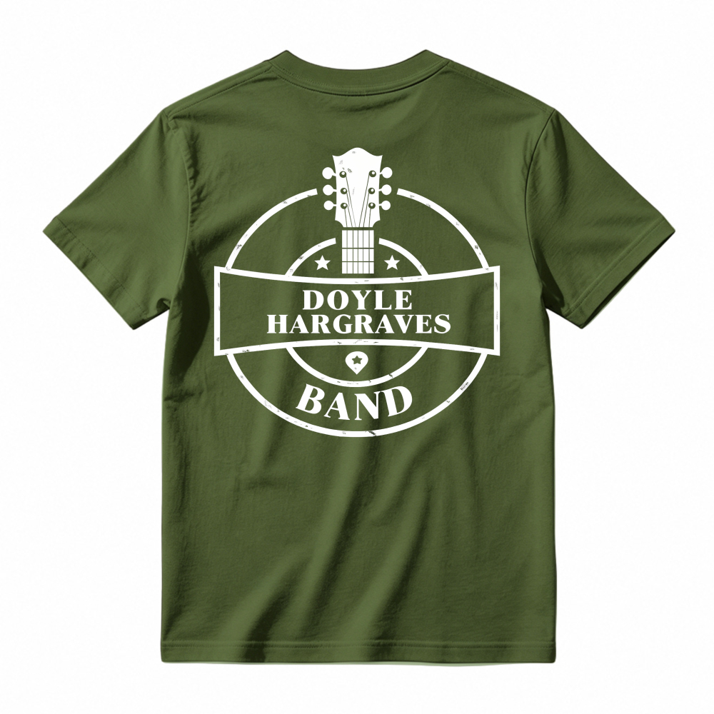 Doyle Hargraves Band Guitar Logo Graphic T-shirt