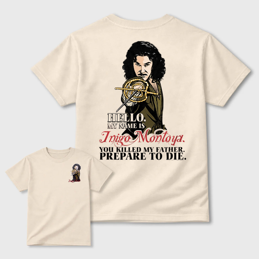 Hello My Name Is Inigo Montoya Movie Quote T-Shirt