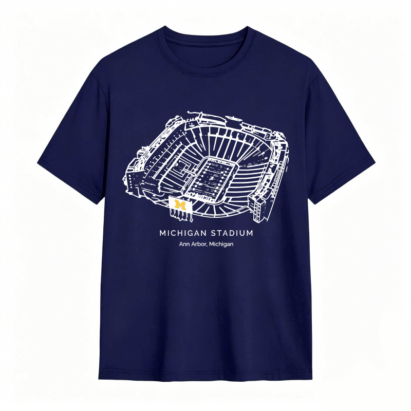 Michigan Stadium Ann Arbor Michigan T-shirt
