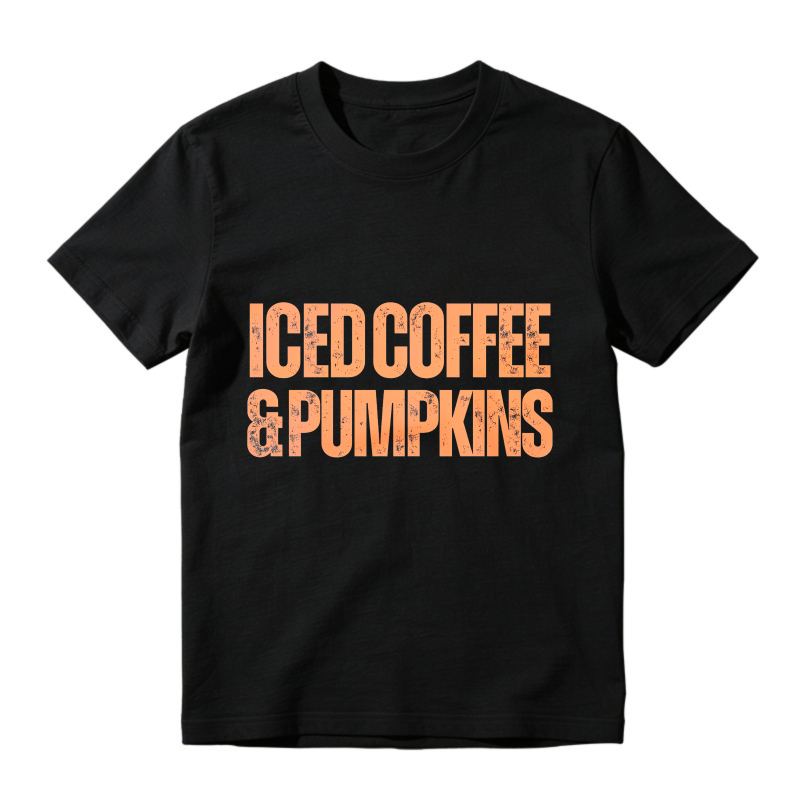 Iced Coffee And Pumpkins Unisex Classic T-shirt