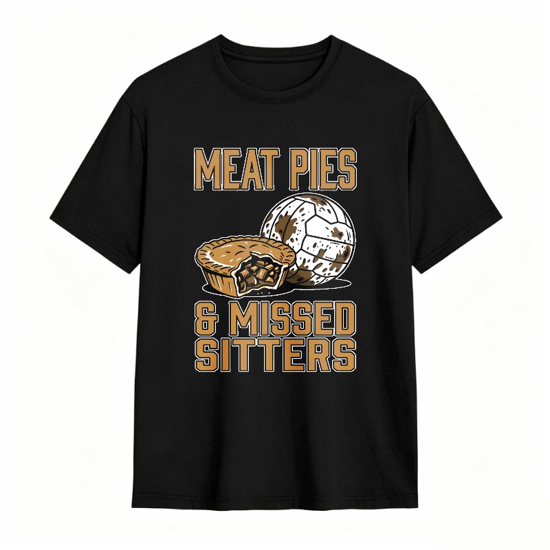 Meat Pies And Missed Sitters Football Theme Unisex Classic T-shirt