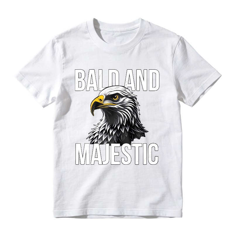 Bald Eagle And Majestic Text Design Classic T-shirt