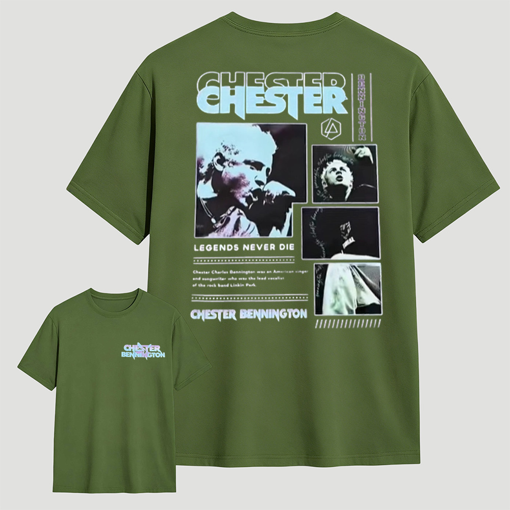 Retro Rock Music Double‑Sided Graphic Men’s T‑Shirt
