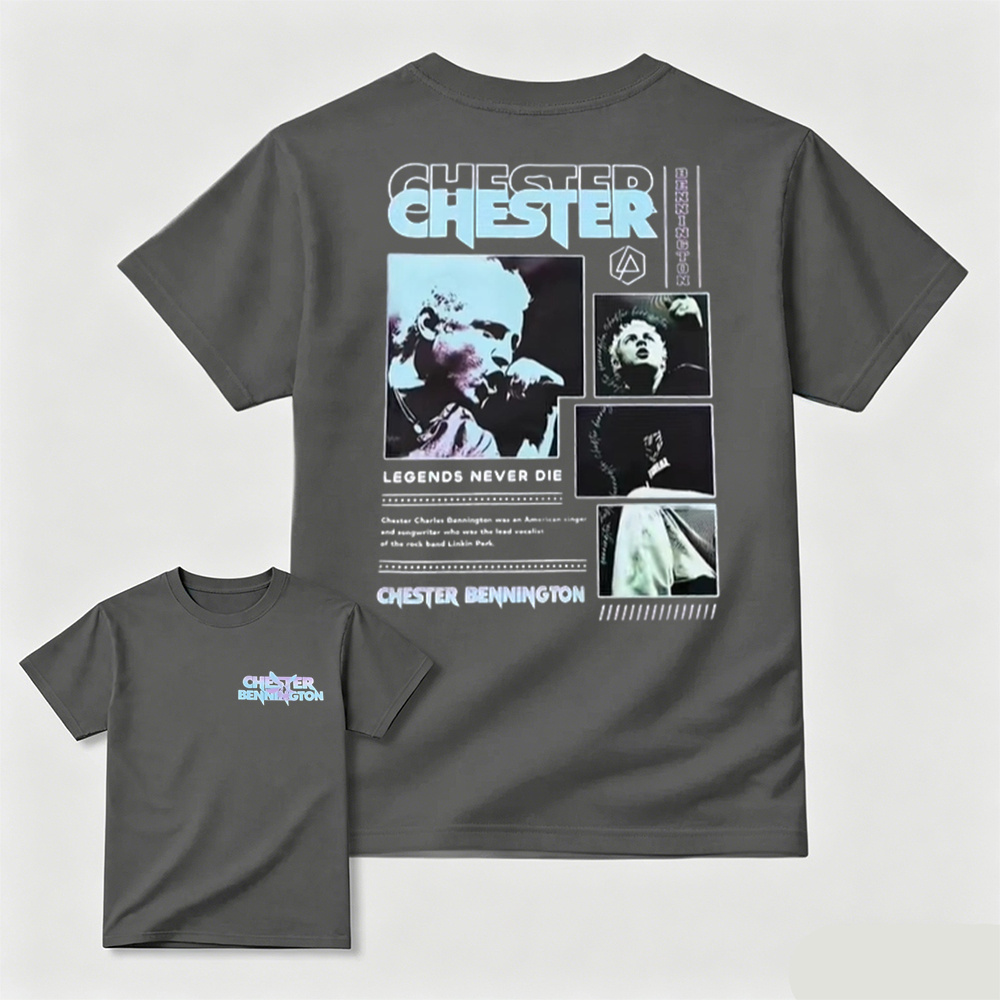 Retro Rock Music Double‑Sided Graphic Men’s T‑Shirt