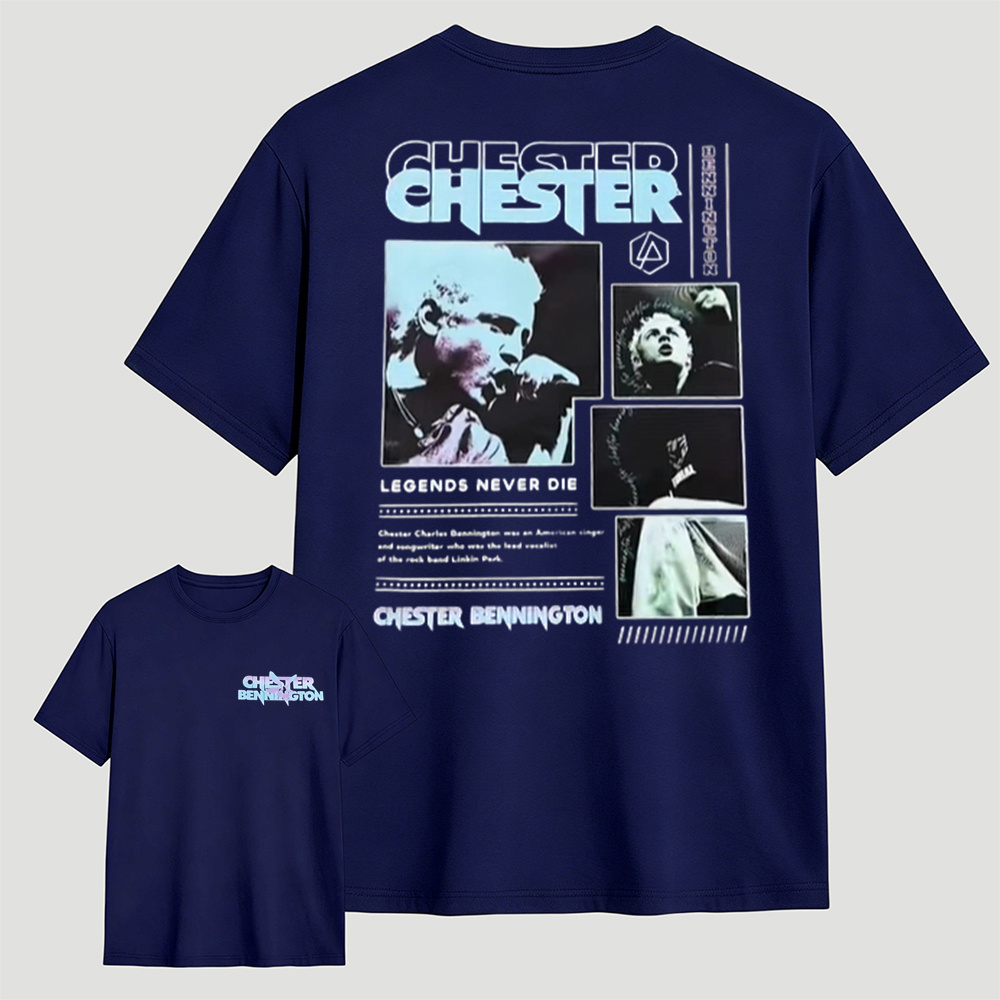 Retro Rock Music Double‑Sided Graphic Men’s T‑Shirt
