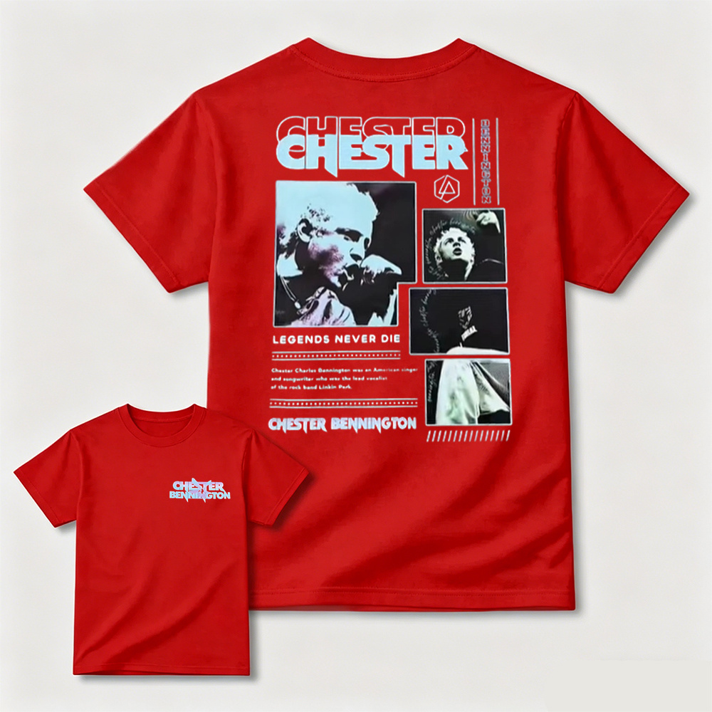 Retro Rock Music Double‑Sided Graphic Men’s T‑Shirt