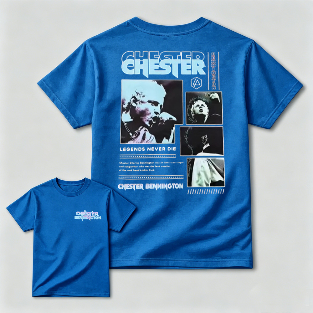 Retro Rock Music Double‑Sided Graphic Men’s T‑Shirt