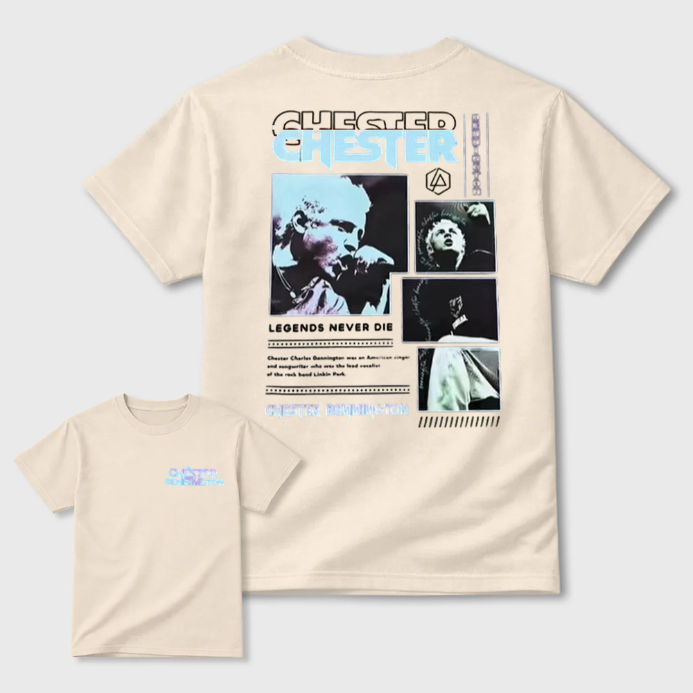 Retro Rock Music Double‑Sided Graphic Men’s T‑Shirt