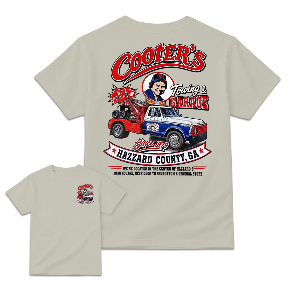 Cooter's Towing Dukes of Hazzard Movie T-shirt