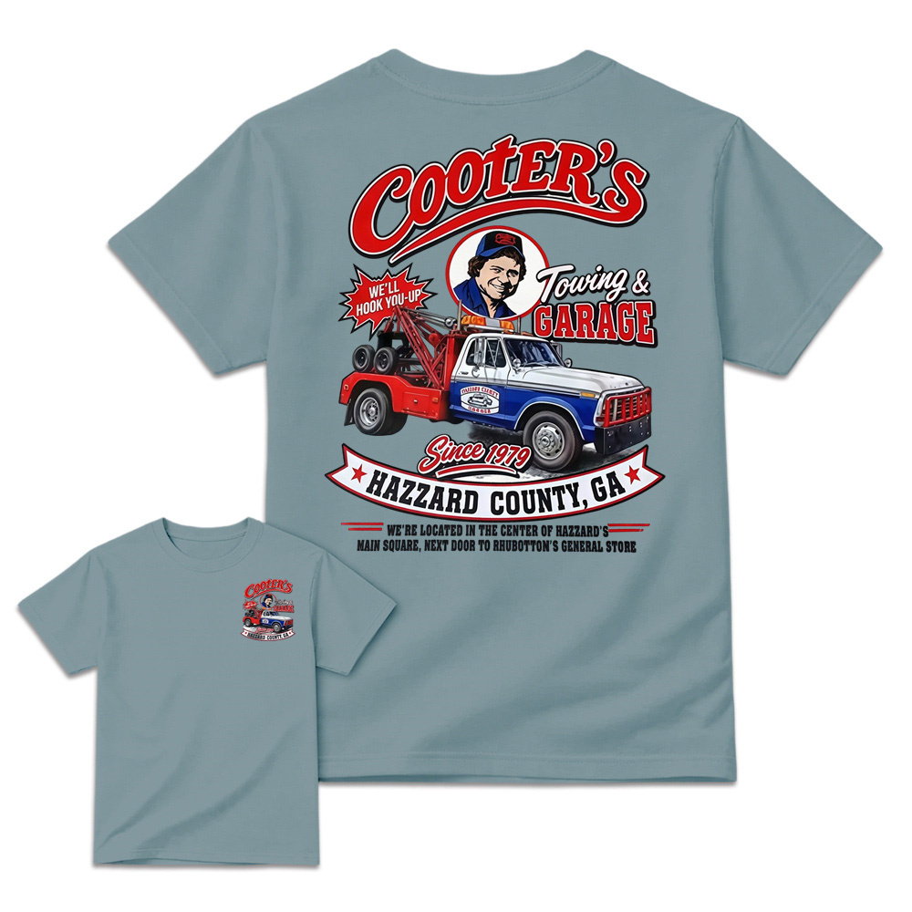 Cooter's Towing Dukes of Hazzard Movie T-shirt