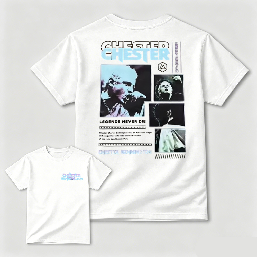 Retro Rock Music Double‑Sided Graphic Men’s T‑Shirt
