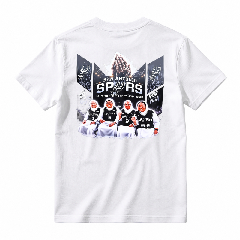San Antonio Spurs Basketball Team Graphic T-shirt