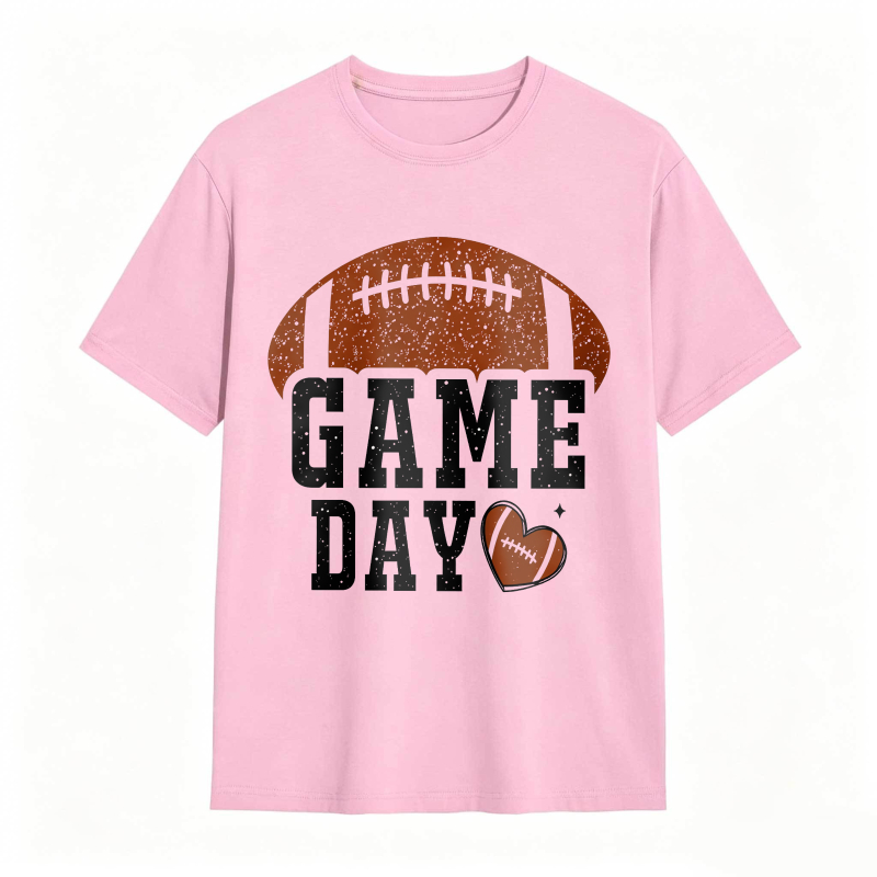 Football Game Day Heart Design Unisex Classic T-shirt