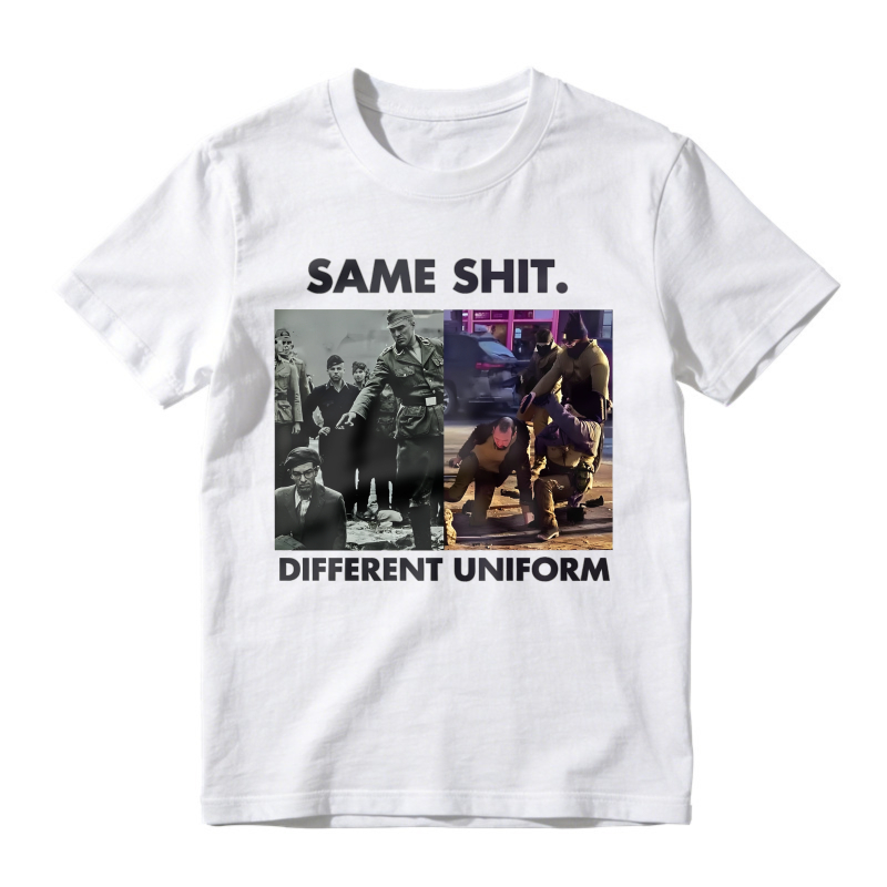 Same Shit Different Uniform Historical And Modern Soldiers Comparison Graphic Unisex Classic T-shirt