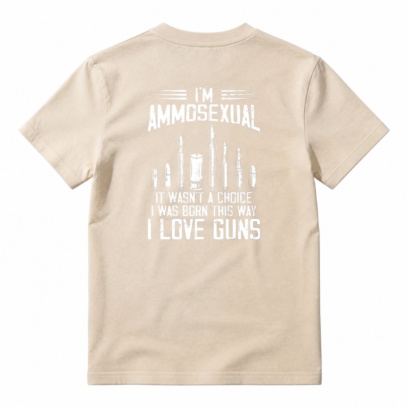 Ammosexual I Love Guns Bullet Graphic Unisex Classic T-shirt