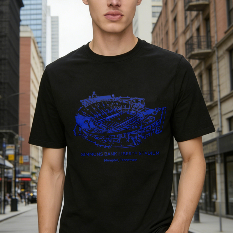 Simmons Bank Liberty Stadium Memphis Tennessee T-shirt