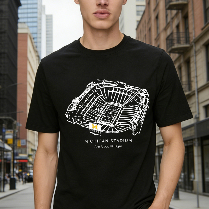 Michigan Stadium Ann Arbor Michigan T-shirt