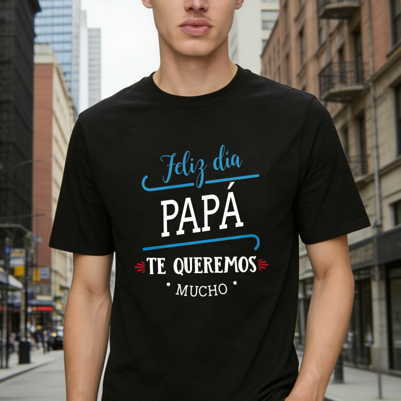 Happy Day Dad We Love You Very Much Unisex Classic T-shirt