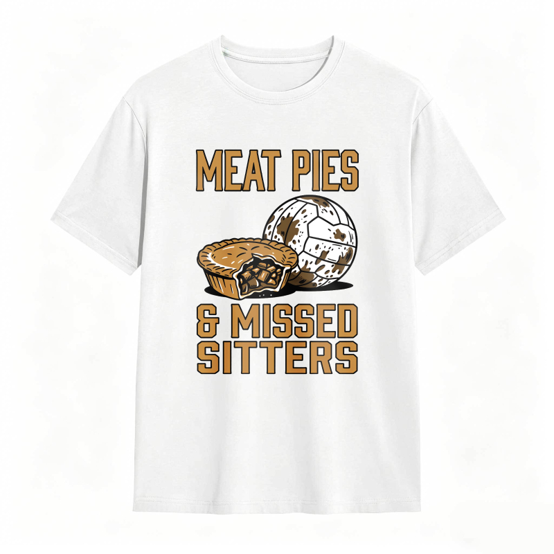 Meat Pies And Missed Sitters Football Theme Unisex Classic T-shirt