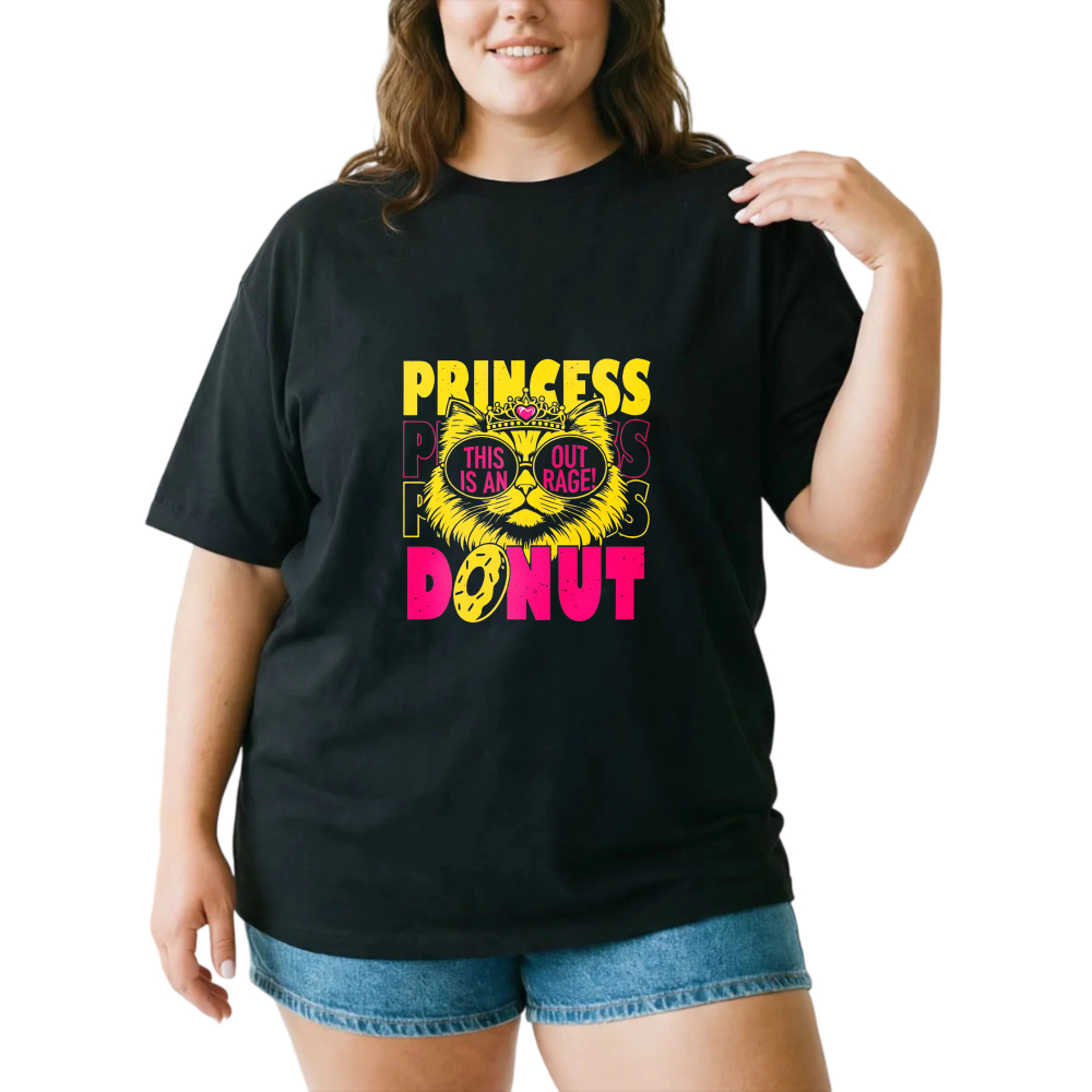 Princess This Out Is An Rage Donut tshirt 100% cotton